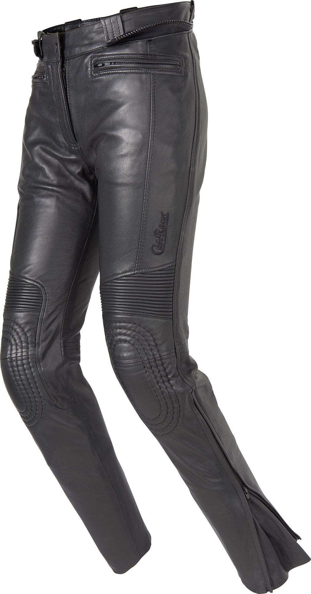 Pantaloni Moto Piele Timeless IV Damă Louis - Sportivi, Protecție Clasa A