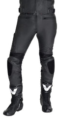 Pantaloni Moto Piele Vanucci ART X.1 - Protecție Clasa A, Confort Sportiv