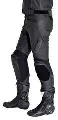 Pantaloni Moto Piele Vanucci ART X.1 - Protecție Clasa A, Confort Sportiv
