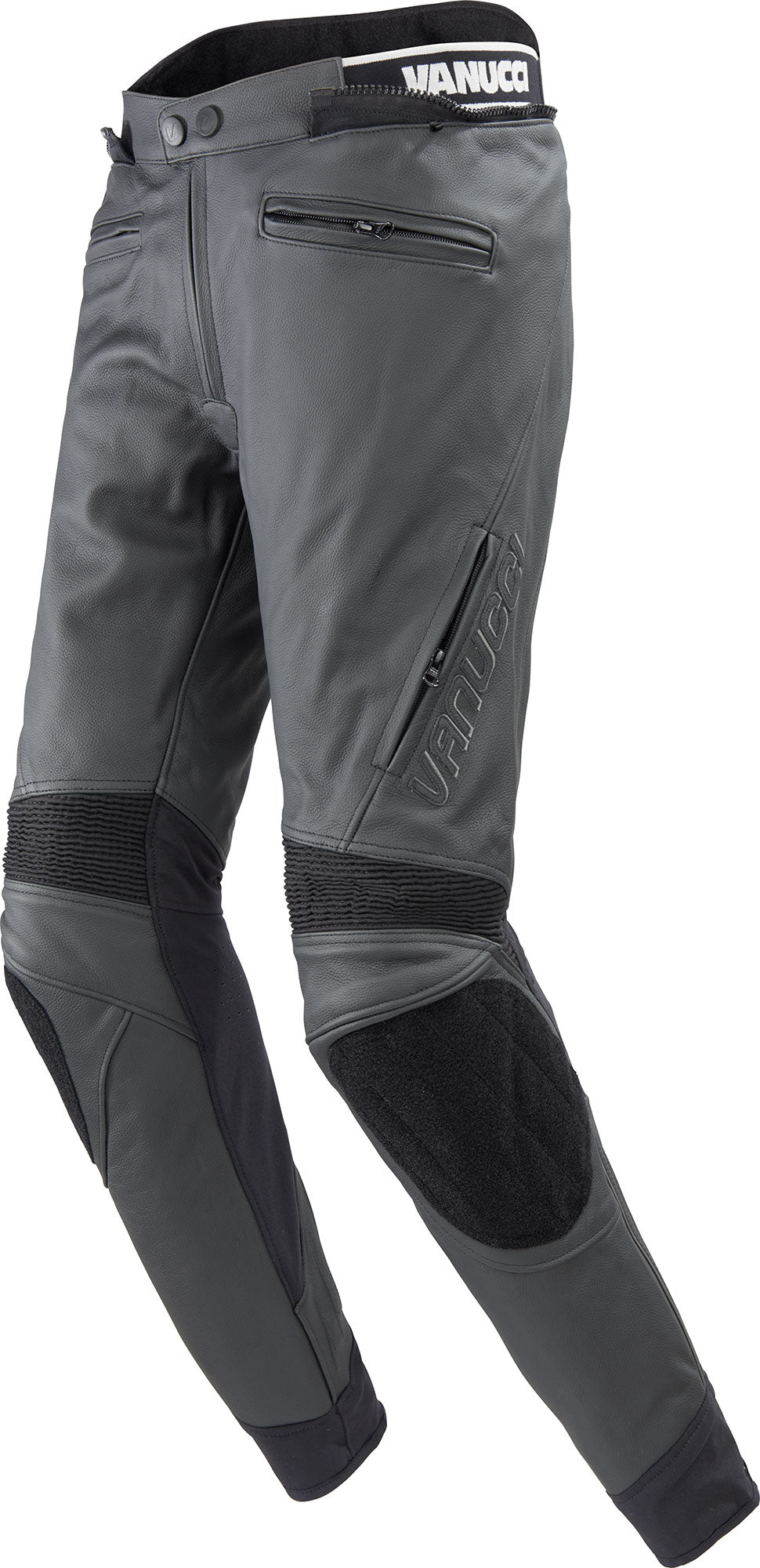 Pantaloni Moto Piele Vanucci ART X.1 - Protecție Clasa A, Confort Sportiv