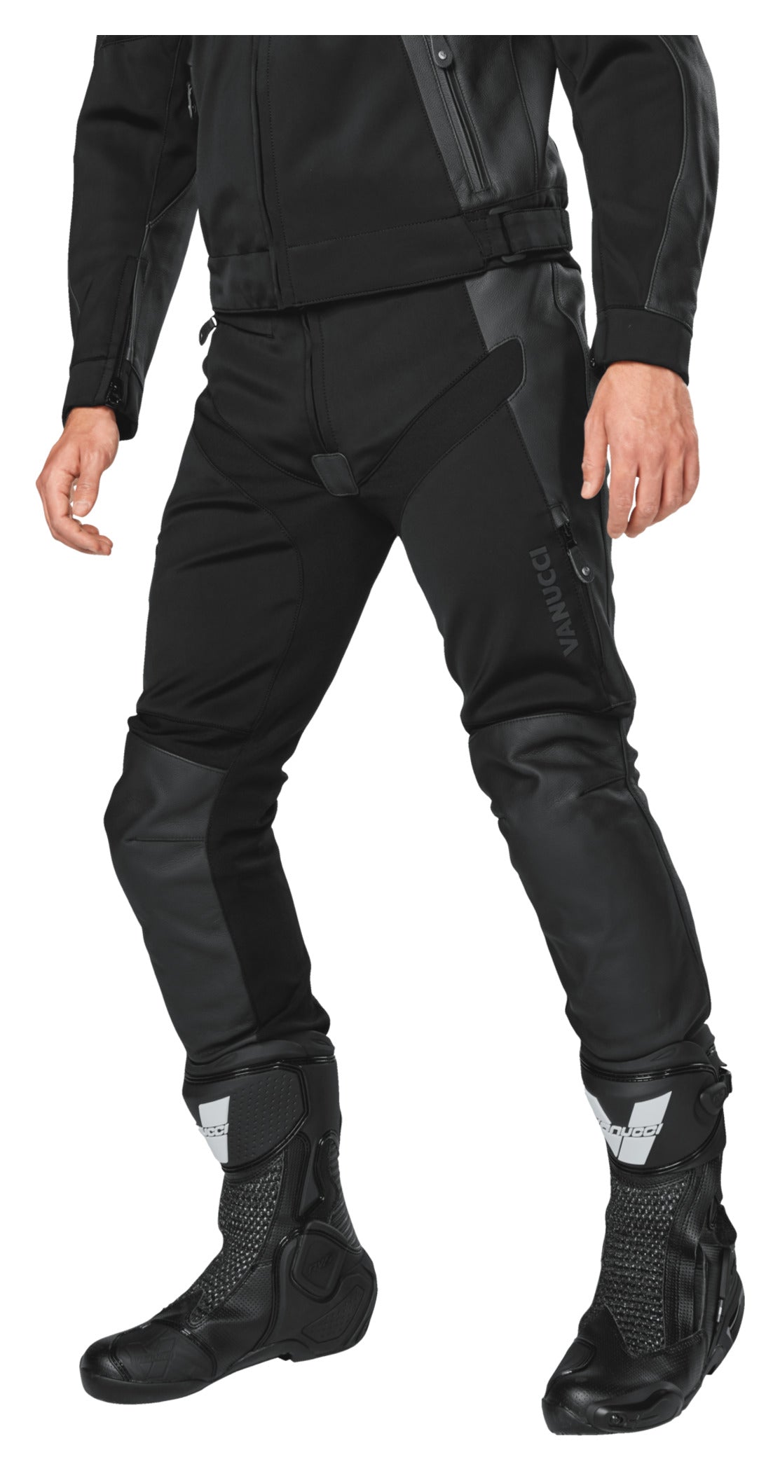 Pantaloni Moto Piele Vanucci VST-1 - Confort & Protecție Clasa A