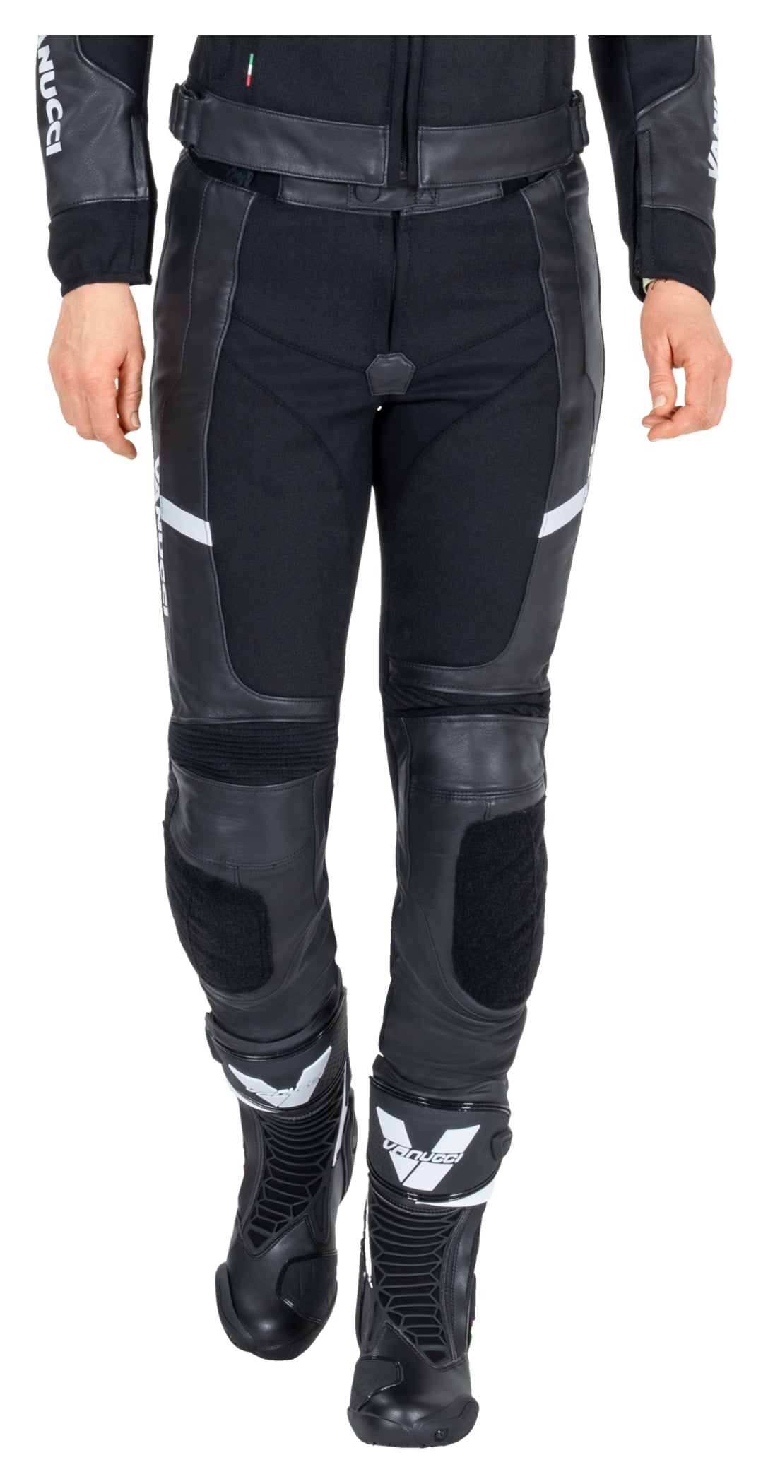 Pantaloni Moto Piele VST-6 Vanucci Damă - Sportivitate și Confort