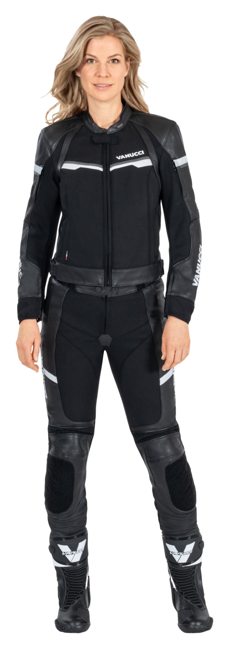 Pantaloni Moto Piele VST-6 Vanucci Damă - Sportivitate și Confort