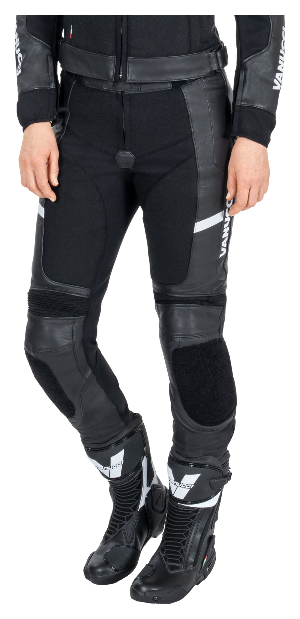 Pantaloni Moto Piele VST-6 Vanucci Damă - Sportivitate și Confort