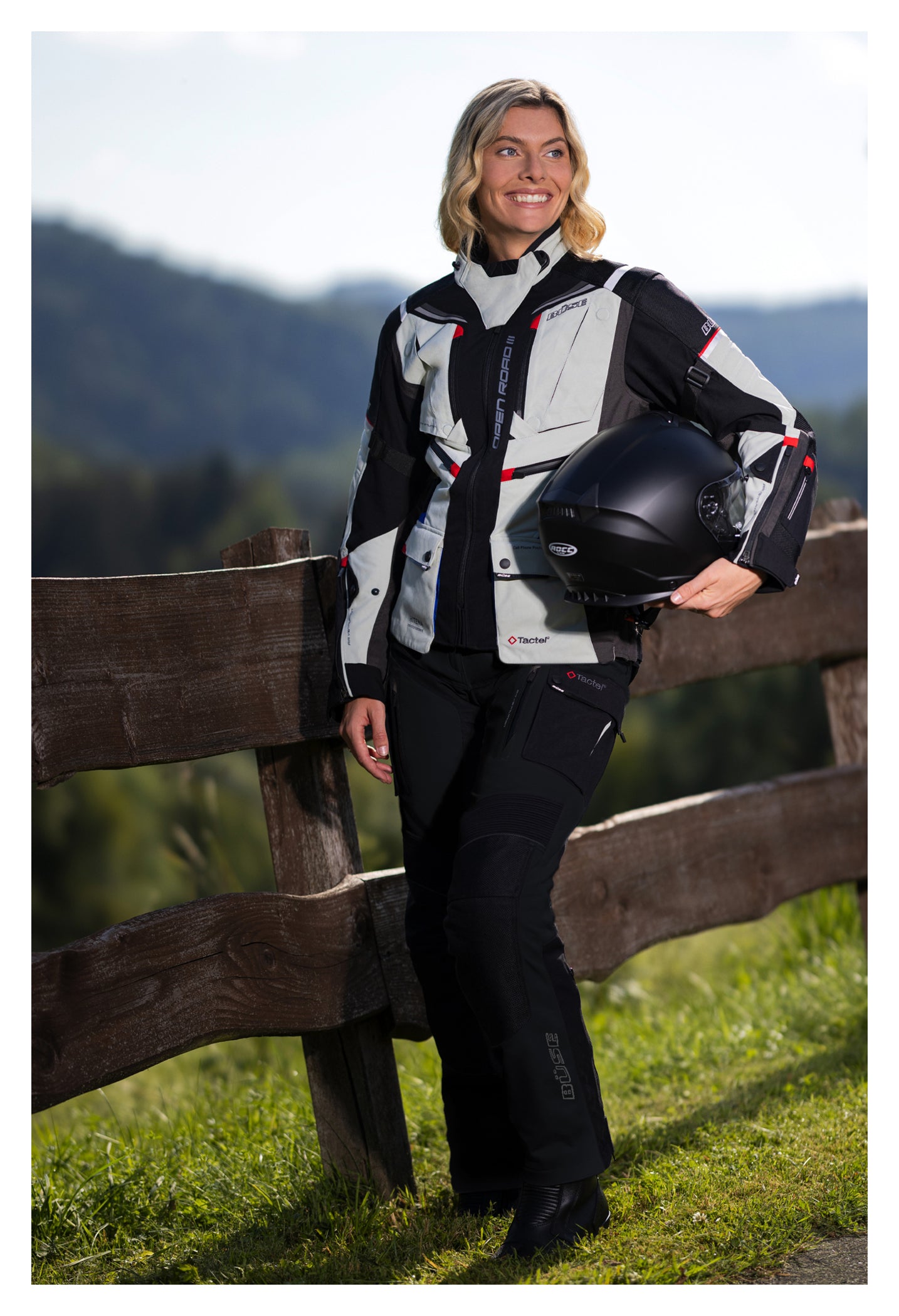 Pantaloni Moto Textil Damă Büse Open Road III - Clasa AA, Impermeabili