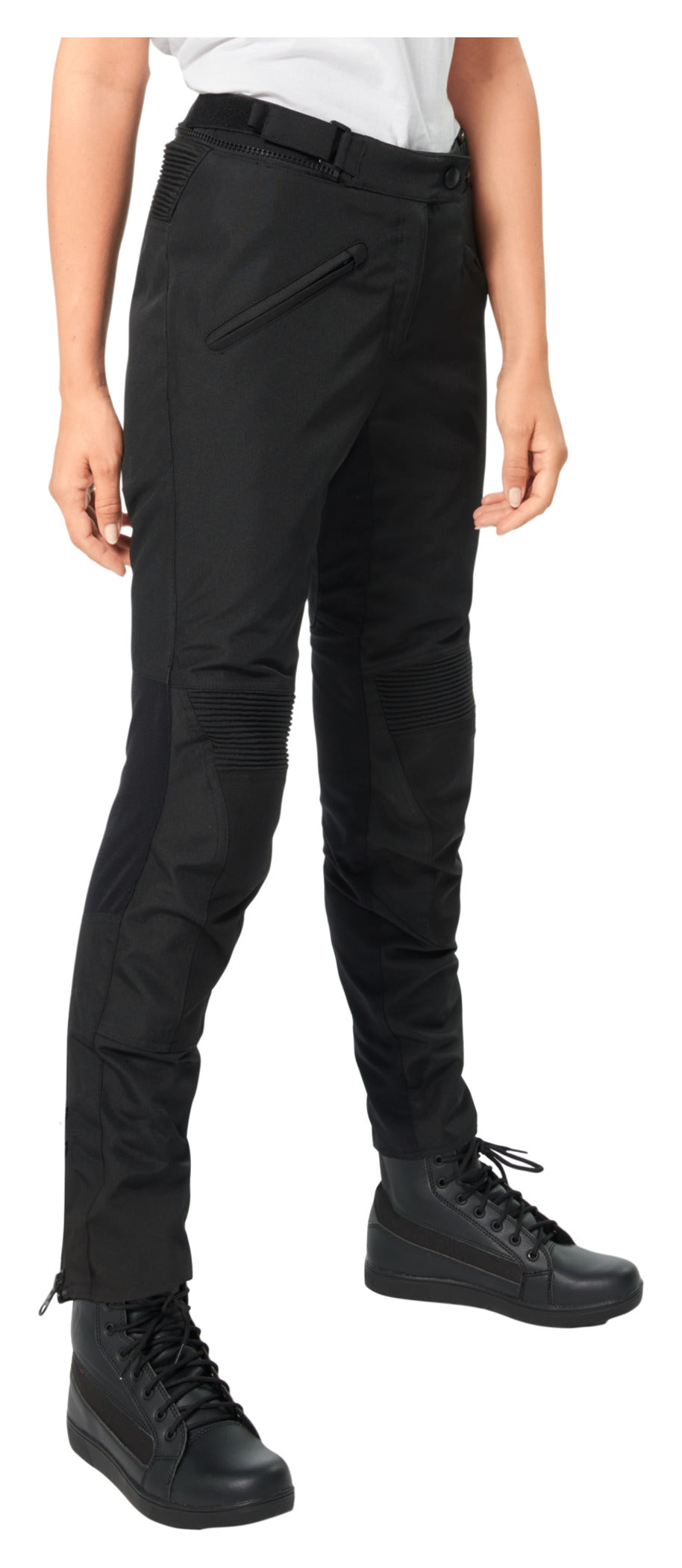 Pantaloni Moto Textil Damă Fastway T-2205 - Slim Fit, Protecții Nivel 2