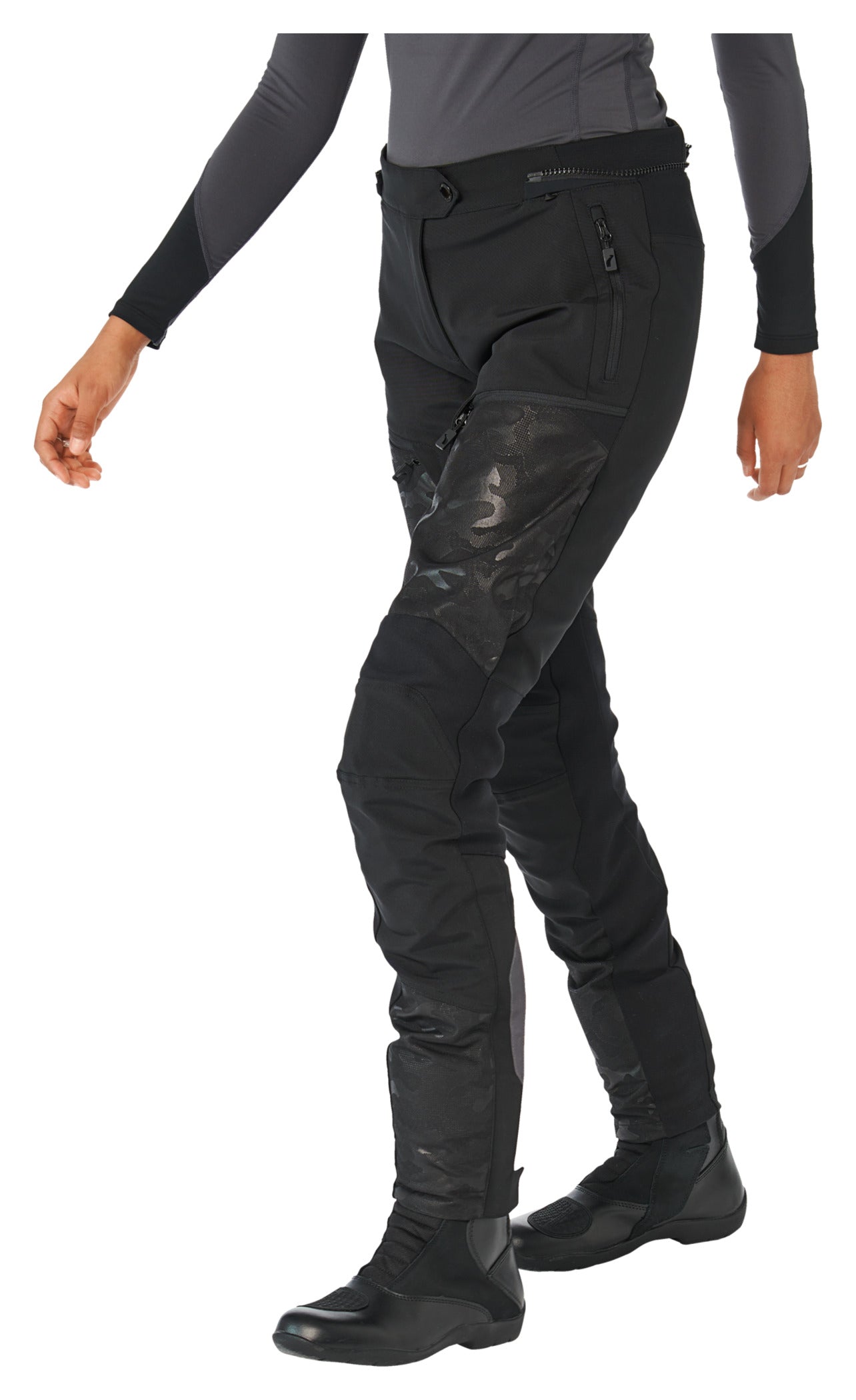Pantaloni Moto Textil Damă Rekurv E-20.02 - Slim Fit, Impermeabili