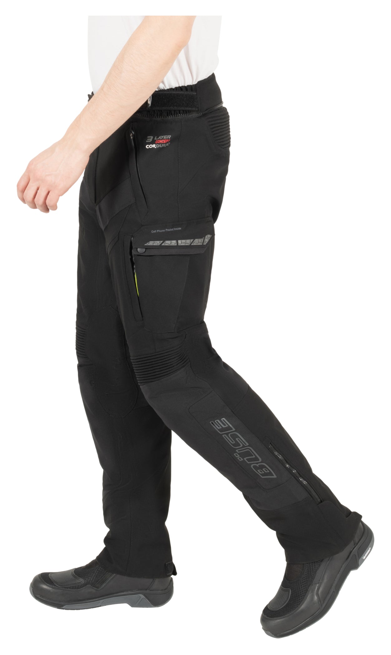 Pantaloni Moto Textil Storm Büse - 3 Straturi, Impermeabili