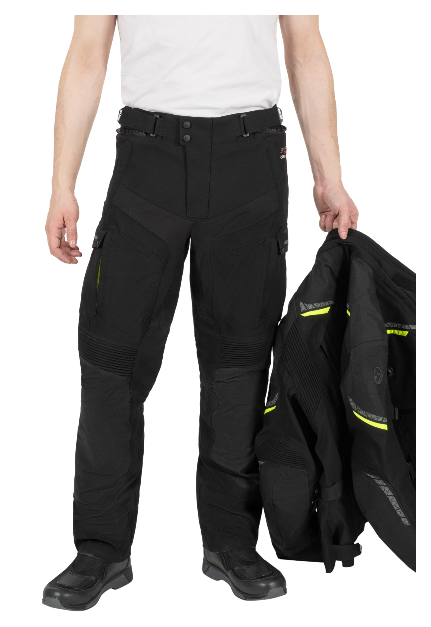 Pantaloni Moto Textil Storm Büse - 3 Straturi, Impermeabili