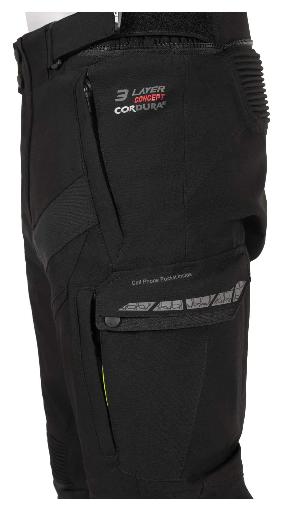 Pantaloni Moto Textil Storm Büse - 3 Straturi, Impermeabili
