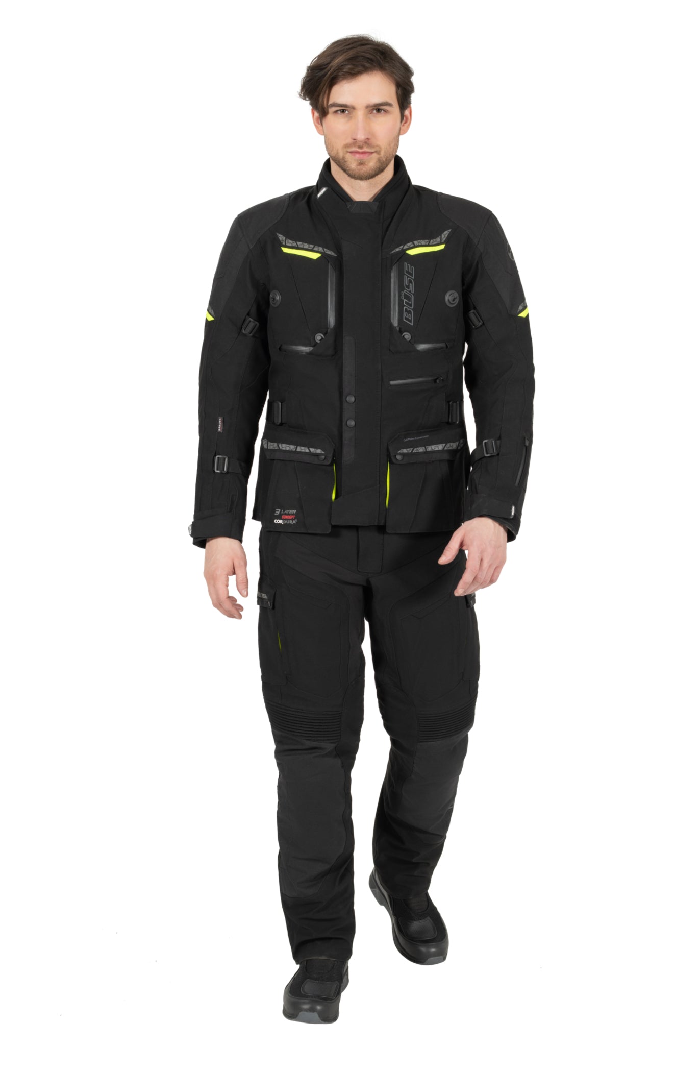 Pantaloni Moto Textil Storm Büse - 3 Straturi, Impermeabili