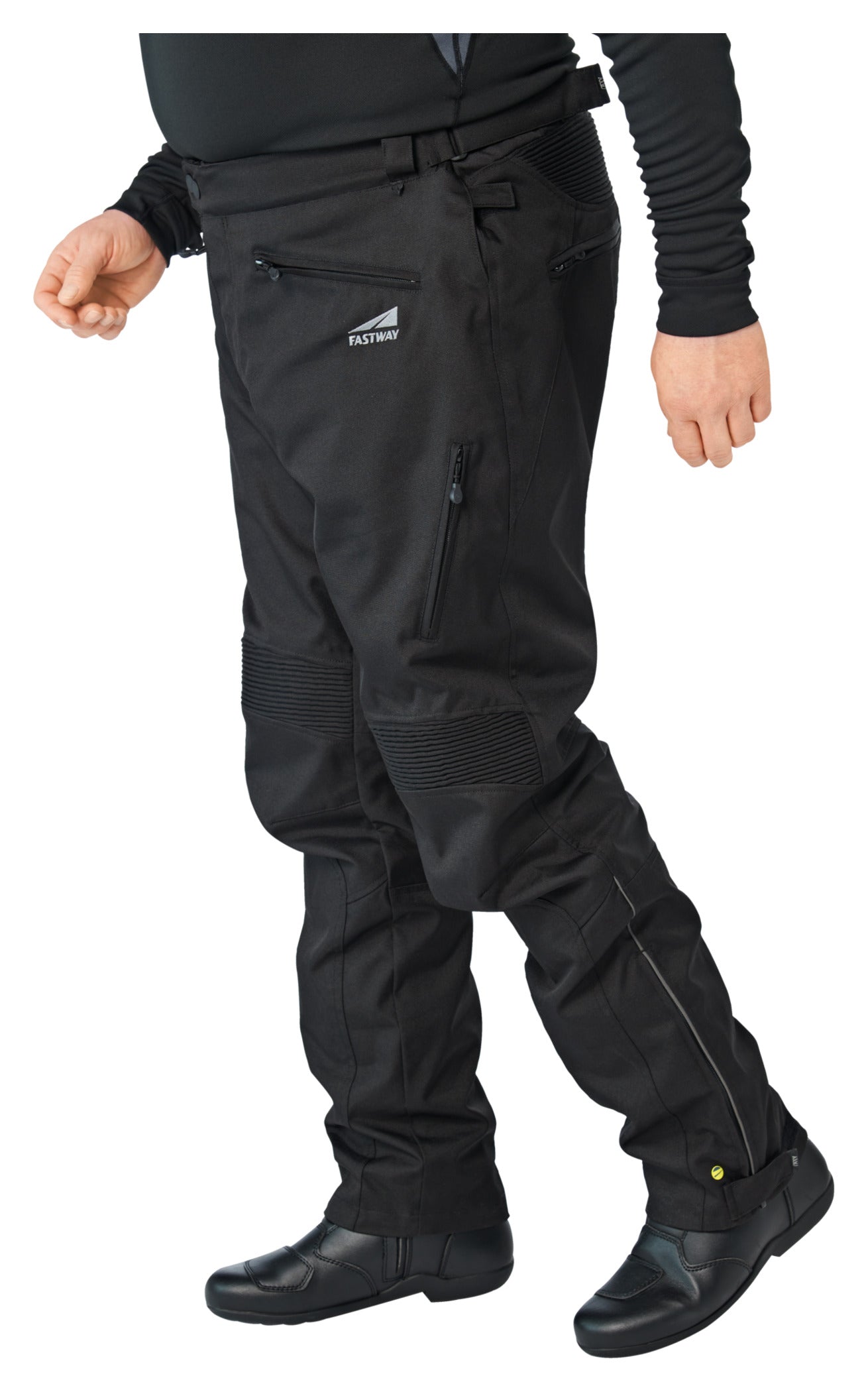 Pantaloni Moto Textil Touring Men 201 Fastway - Mărimi Mari, Confort