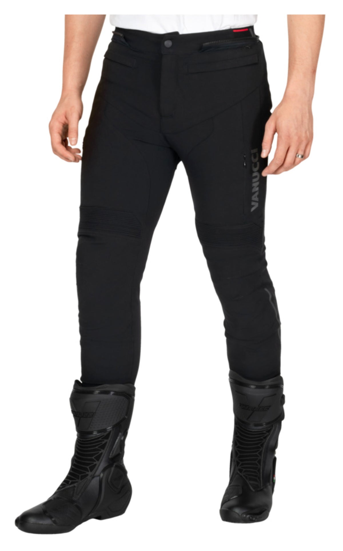 Pantaloni Moto Vanucci VST-4 - Stil Piele, Protecție AA