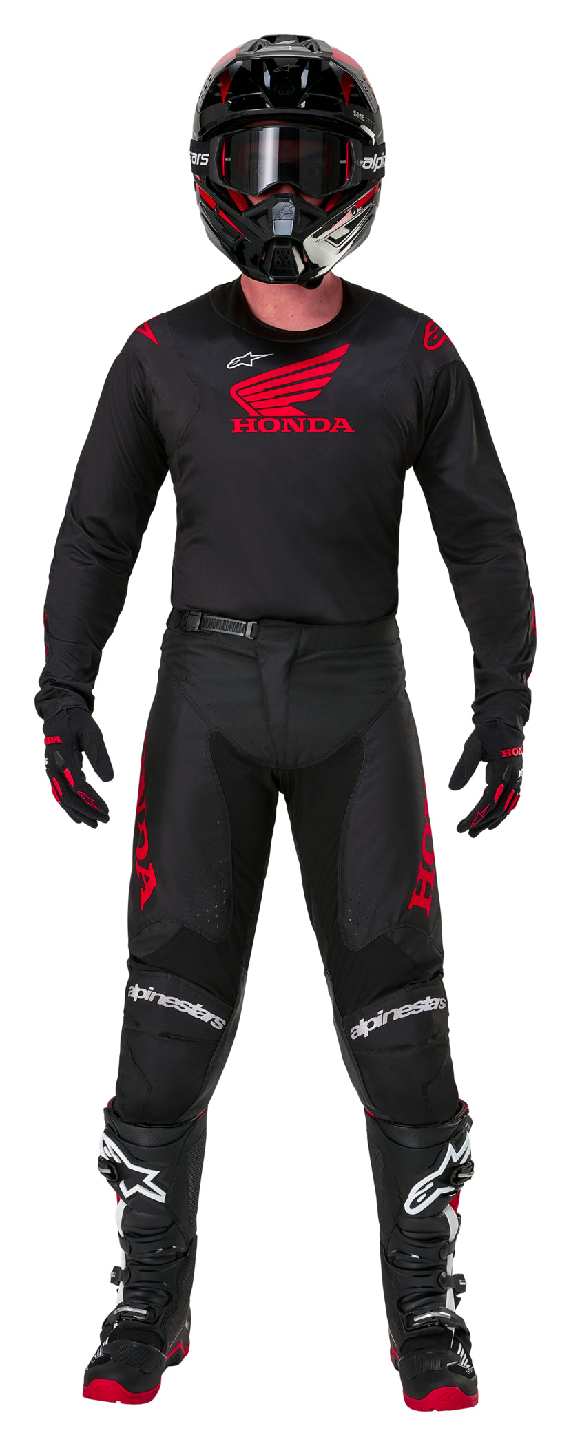 Pantaloni MX Honda Racer Iconic Alpinestars - Durabilitate și Confort