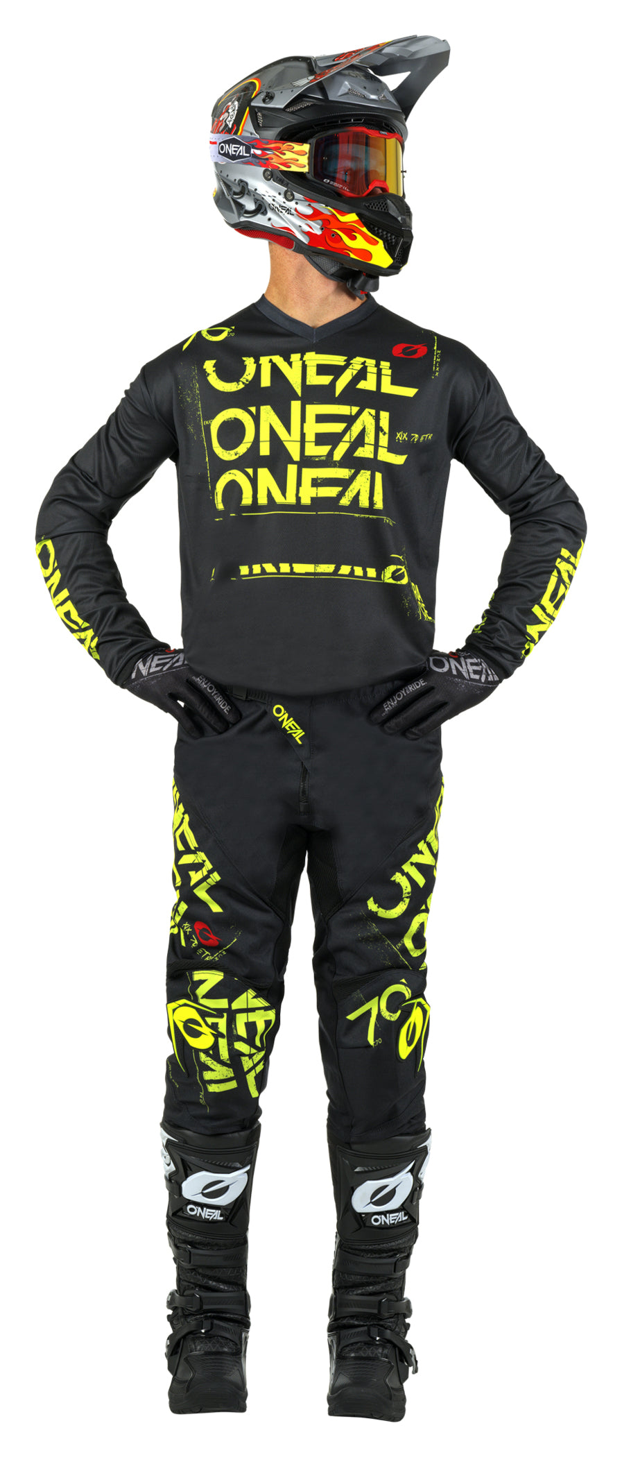 Pantaloni Offroad Element Static O'Neal - Confort & Protecție