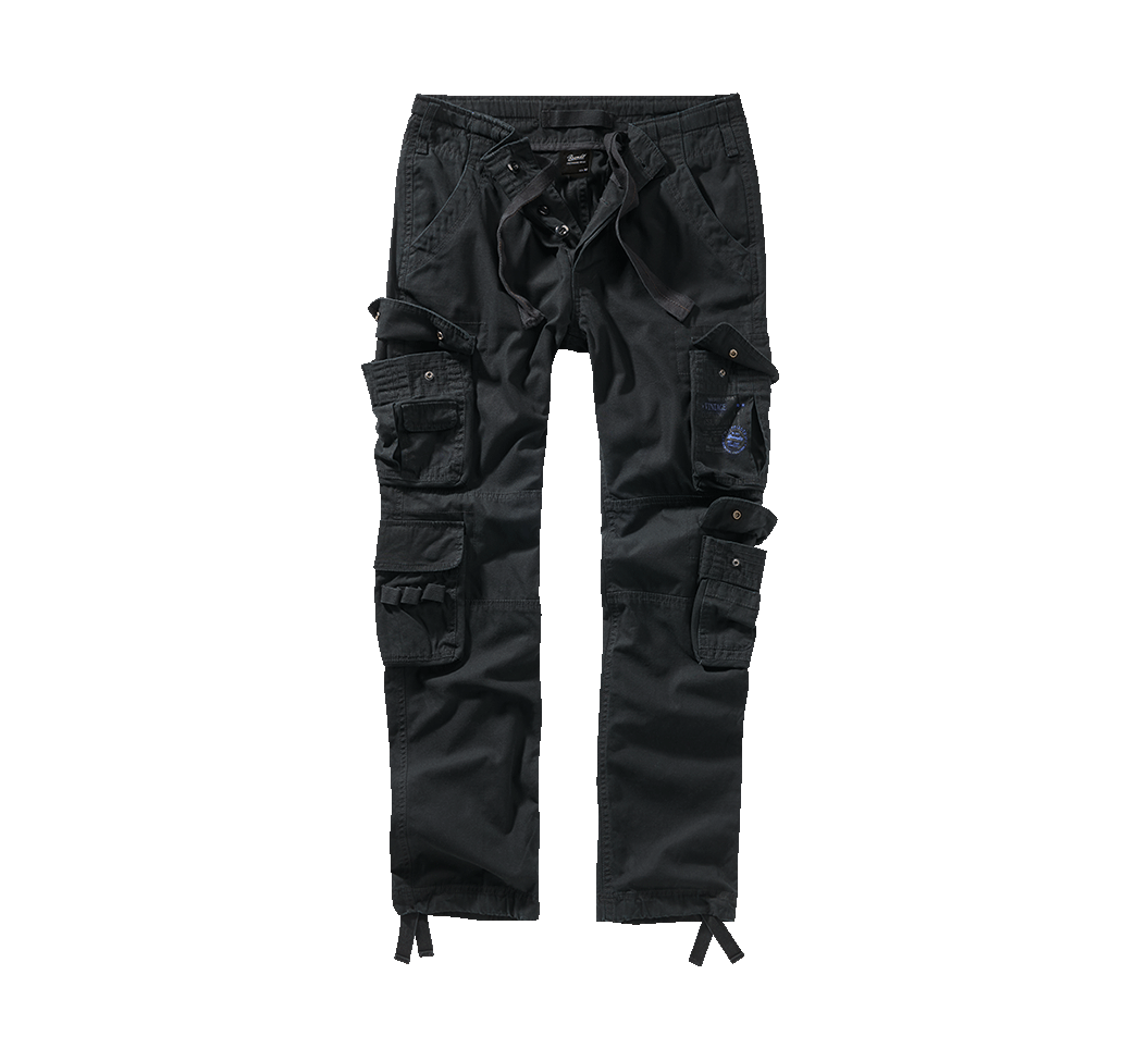 Pantaloni Pure Slim Fit Negru Brandit - Confort Zilnic Tactic