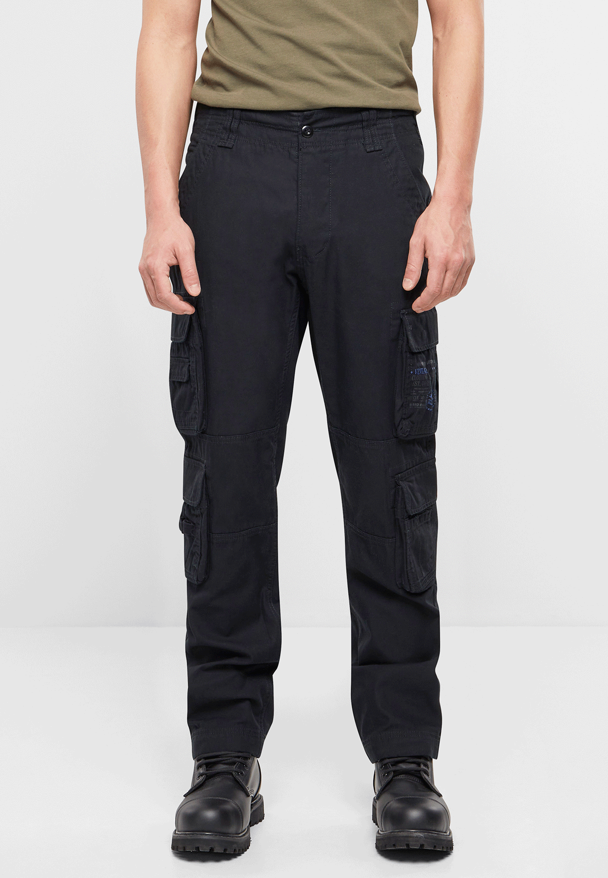 Pantaloni Pure Slim Fit Negru Brandit - Confort Zilnic Tactic
