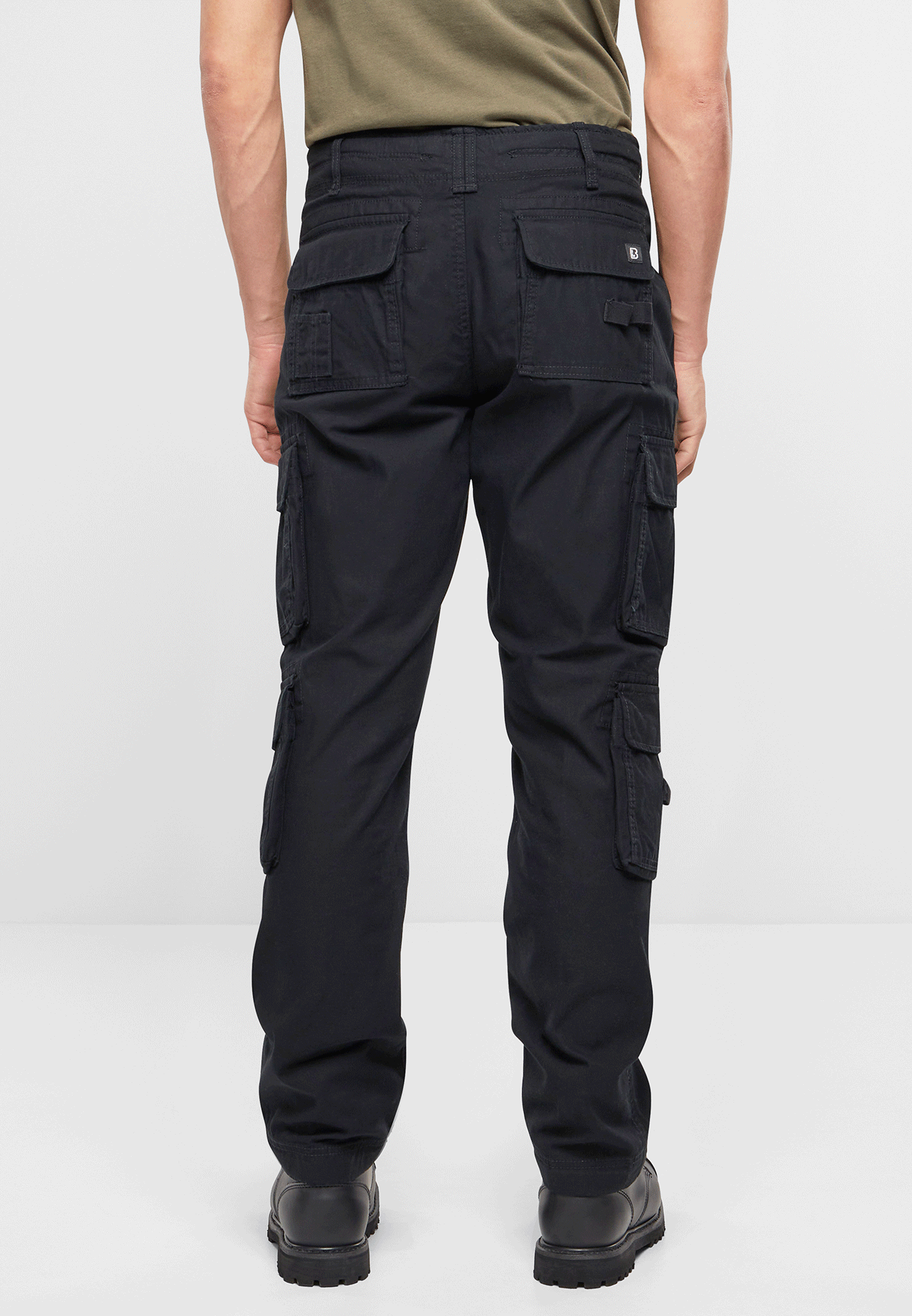 Pantaloni Pure Slim Fit Negru Brandit - Confort Zilnic Tactic