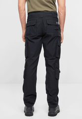 Pantaloni Pure Slim Fit Negru Brandit - Confort Zilnic Tactic