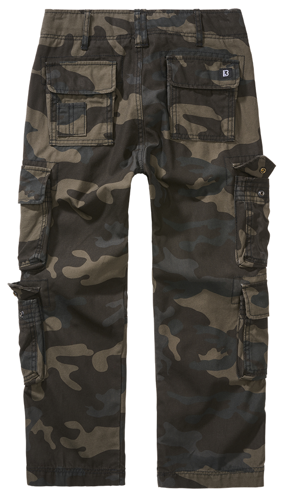 Pantaloni Pure Vintage Dark Camo Copii Brandit - Aventura si Rezistenta
