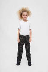 Pantaloni Pure Vintage Dark Camo Copii Brandit - Aventura si Rezistenta
