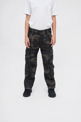 Pantaloni Pure Vintage Dark Camo Copii Brandit - Aventura si Rezistenta