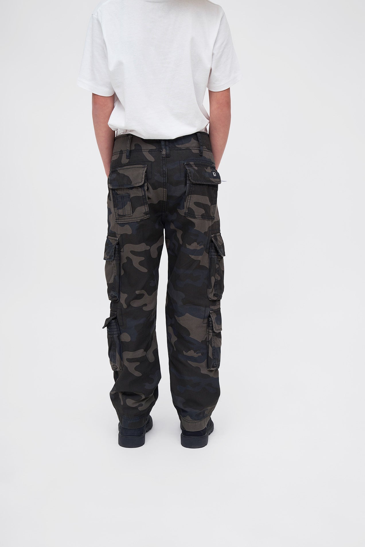 Pantaloni Pure Vintage Dark Camo Copii Brandit - Aventura si Rezistenta