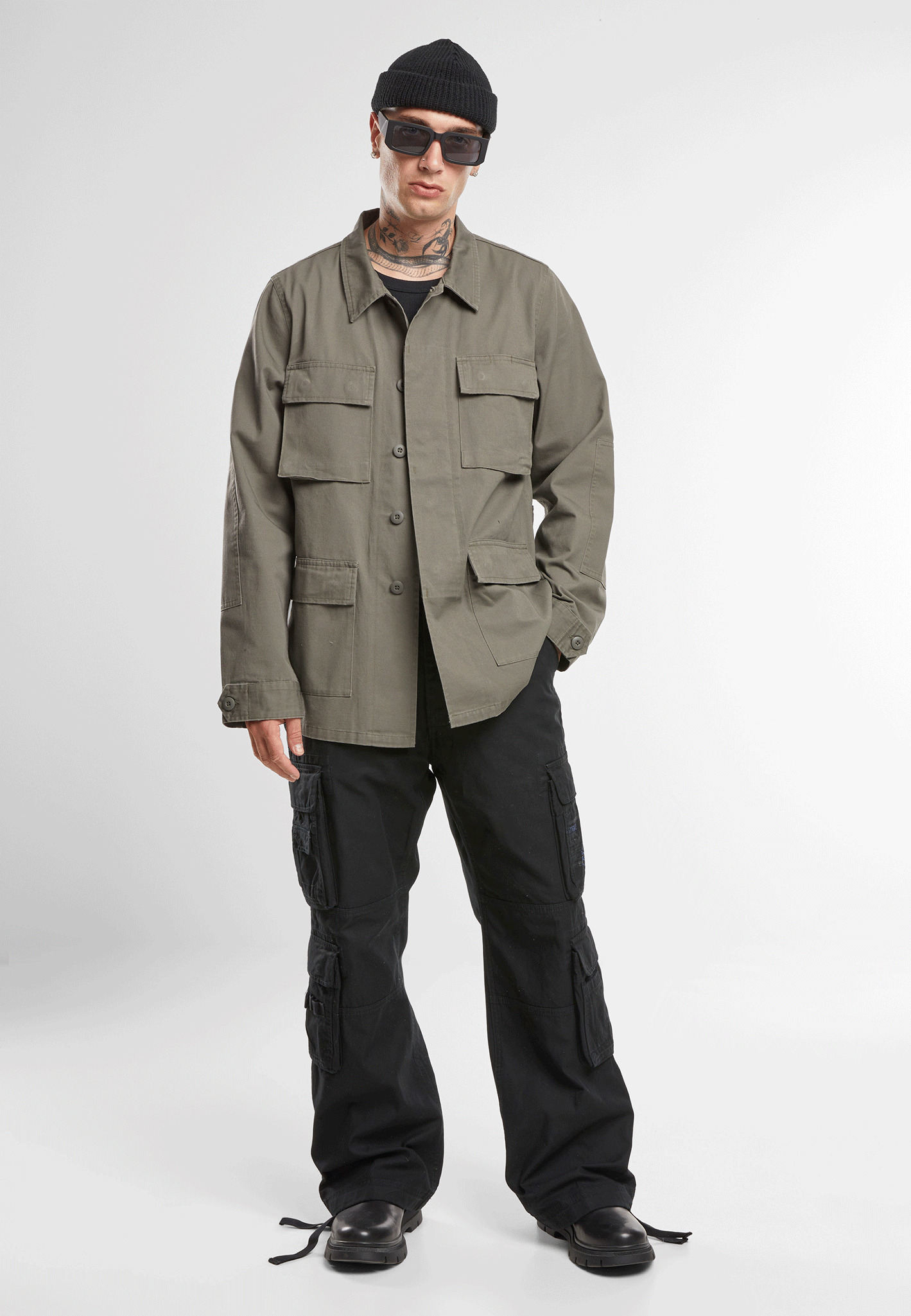 Pantaloni Pure Vintage Negru Brandit - Versatilitate Urbana
