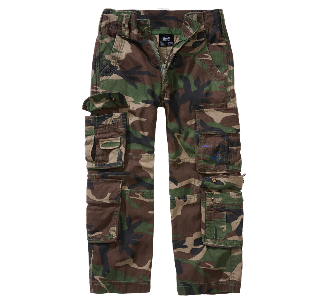 Pantaloni Pure Vintage Woodland Copii Brandit - Aventura Durabila