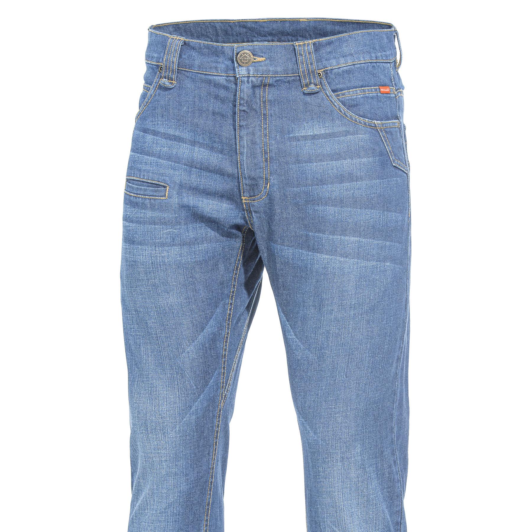 Pantaloni Rogue Jeans Pants Light Indigo Blue Pentagon Tactical - Libertate de Mișcare și Rezistență Excepțională