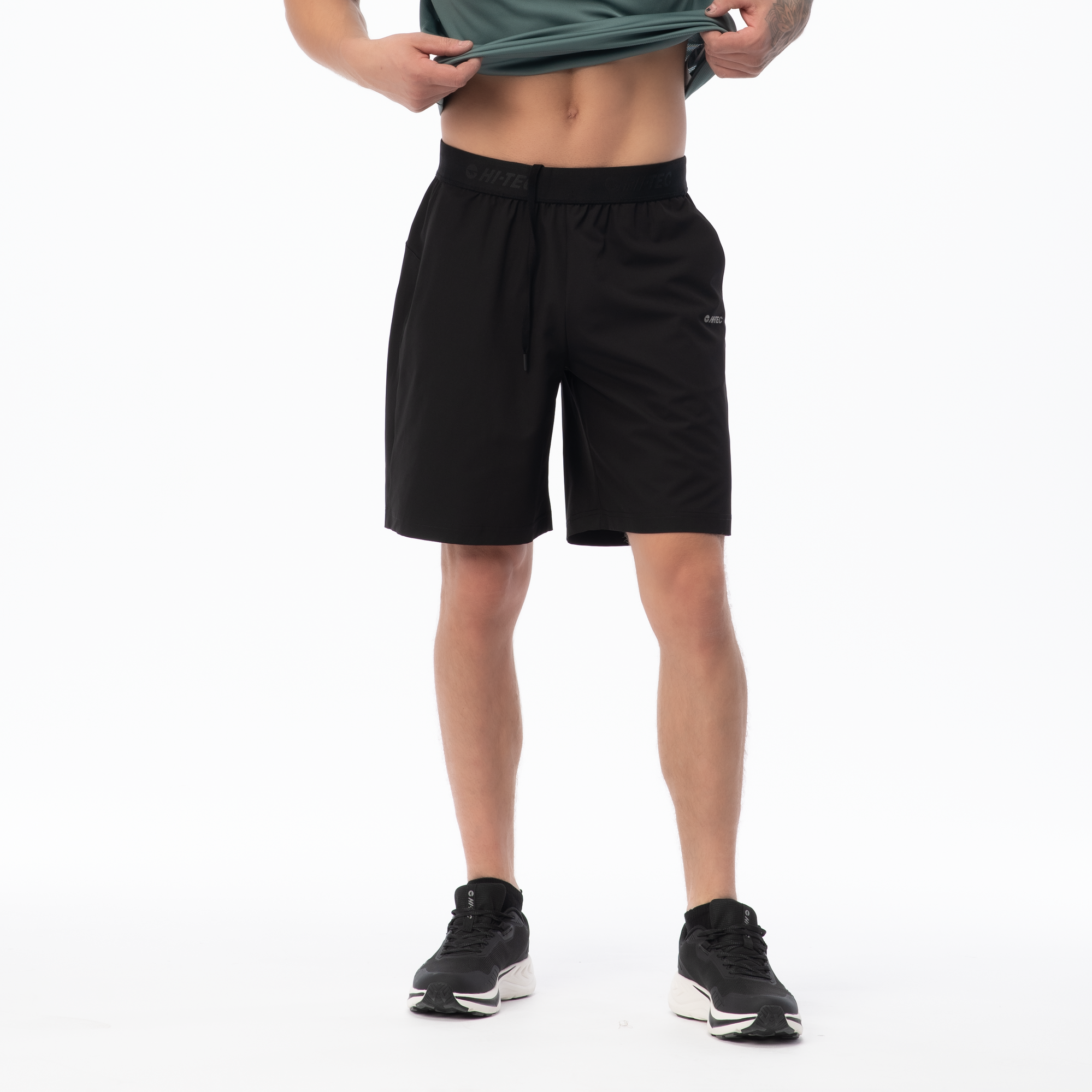 Pantaloni Scurți Bărbați DEHINN SHORTS HI-TEC - Antrenament, Reflectorizanți - 8