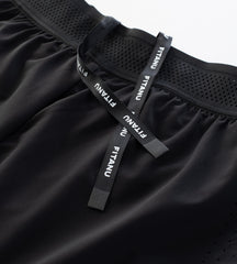 Pantaloni Scurți Bărbați FERID FITANU - Respirabili, QuickDry, Colanți Integ. - 6