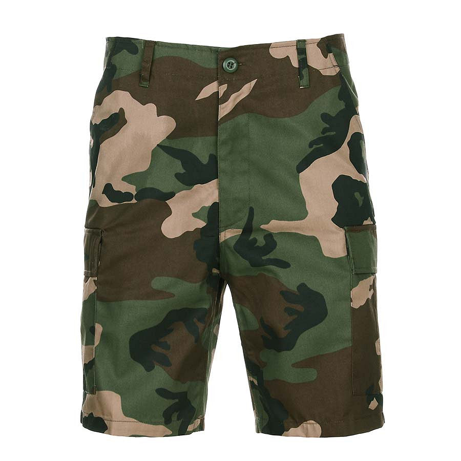 Pantaloni Scurți BDU Woodland - Durabilitate Tactică Superioră