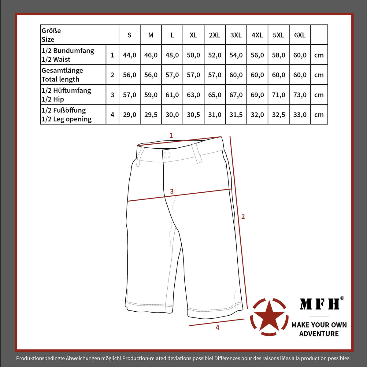 Pantaloni Scurți Brit. Bermuda "Combat" Oliv MFH - Fermoar Ascuns, Buzunare Cargo