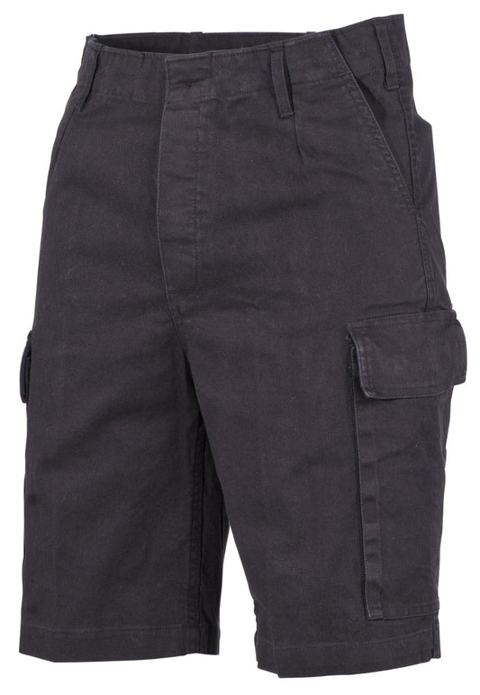Pantaloni Scurți BW Moleskin Bermuda Negru MFH - Moleskin, 5 Buzunare
