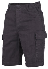 Pantaloni Scurți BW Moleskin Bermuda Negru MFH - Moleskin, 5 Buzunare