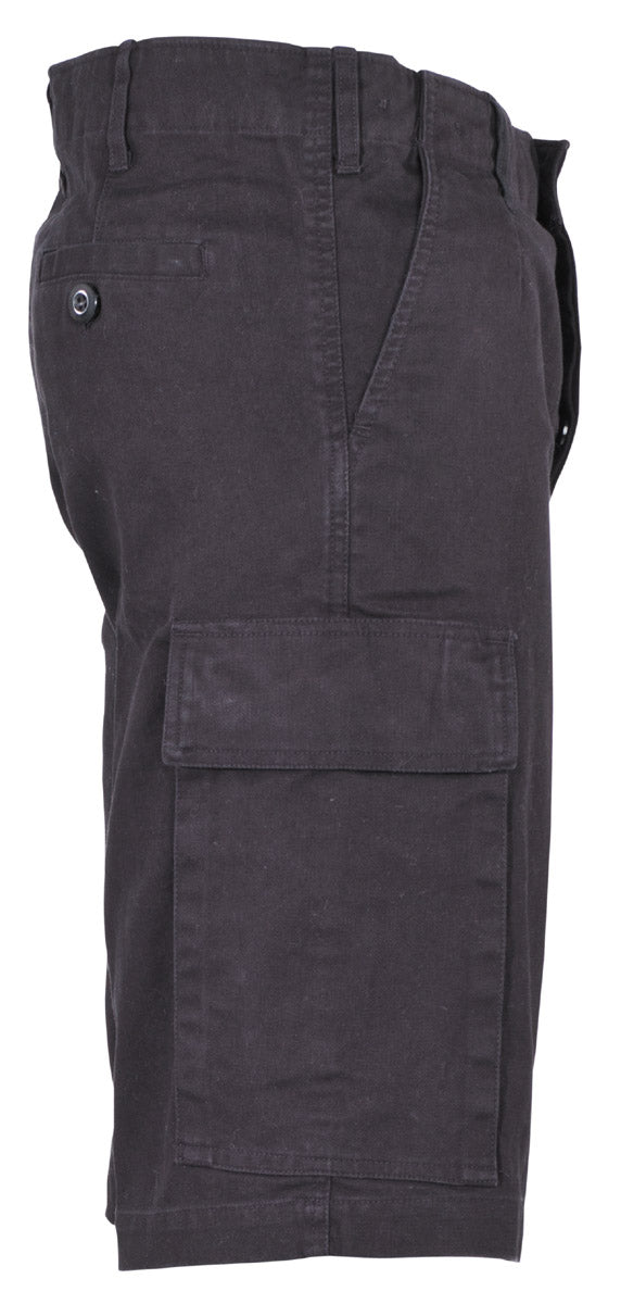 Pantaloni Scurți BW Moleskin Bermuda Negru MFH - Moleskin, 5 Buzunare