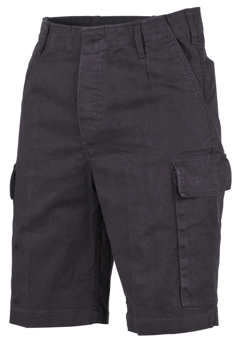 Pantaloni Scurți BW Moleskin Bermuda Negru MFH - Moleskin, 5 Buzunare