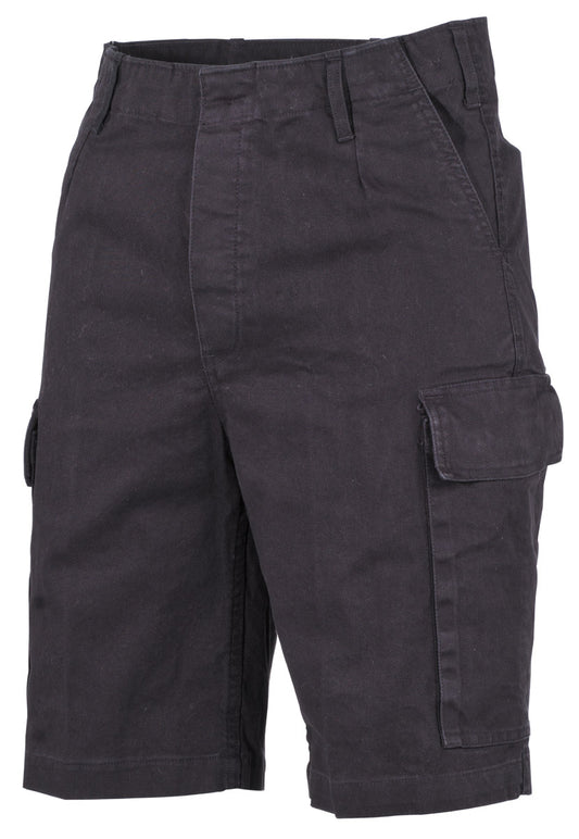 Pantaloni Scurți BW Moleskin Bermuda Negru MFH - Moleskin, 5 Buzunare