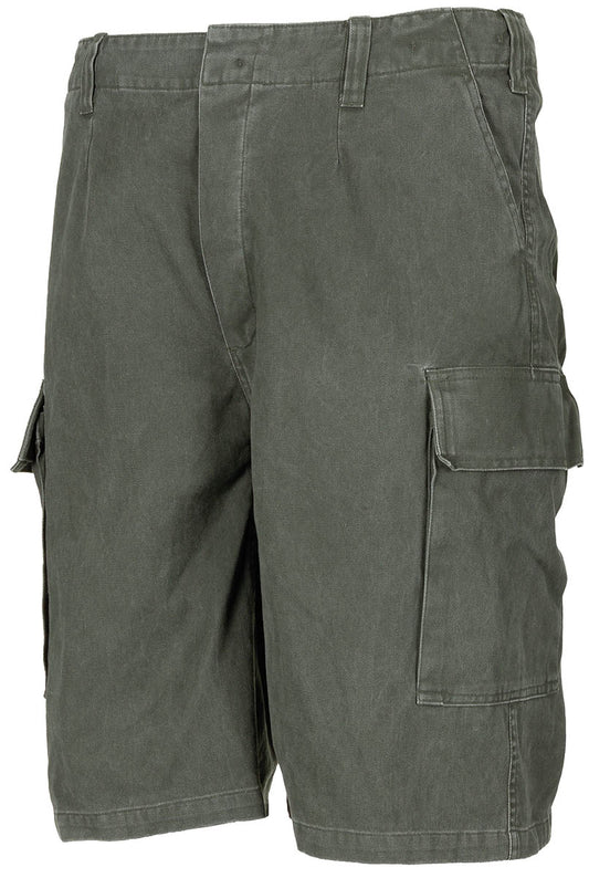 Pantaloni Scurți BW Moleskin Bermuda Oliv-stonewashed - Țesătură Moleskin, Gaici late
