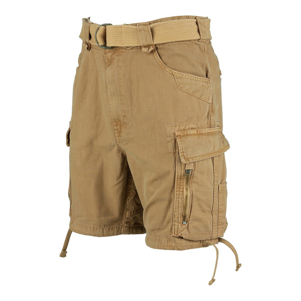 Pantaloni Scurți Cargo Heavy Duty Khaki - Durabilitate Maximă & Funcționalitate