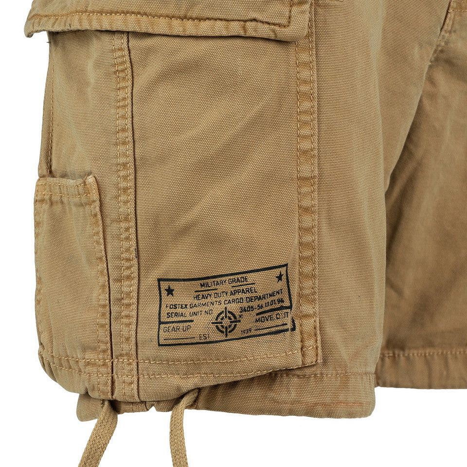Pantaloni Scurți Cargo Heavy Duty Khaki - Durabilitate Maximă & Funcționalitate