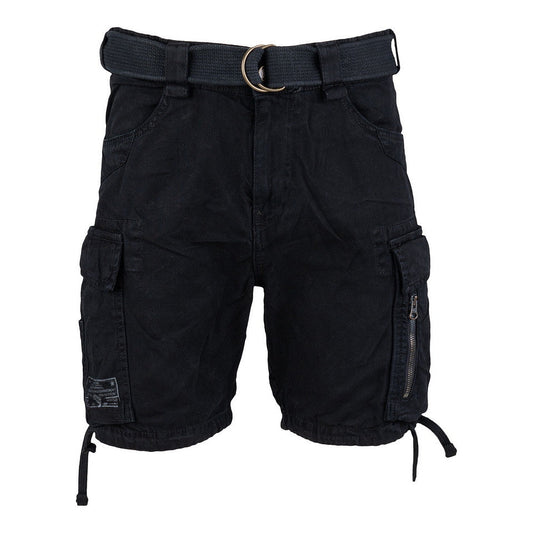 Pantaloni Scurți Cargo Heavy Duty Negru (B-Grade) - Valoare Maximă