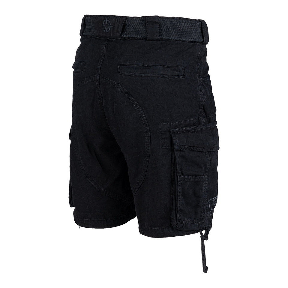 Pantaloni Scurți Cargo Heavy Duty Negru (B-Grade) - Valoare Maximă