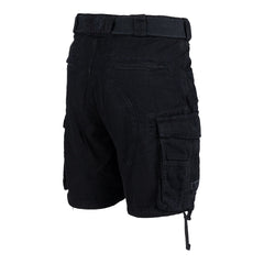 Pantaloni Scurți Cargo Heavy Duty Negru (B-Grade) - Valoare Maximă