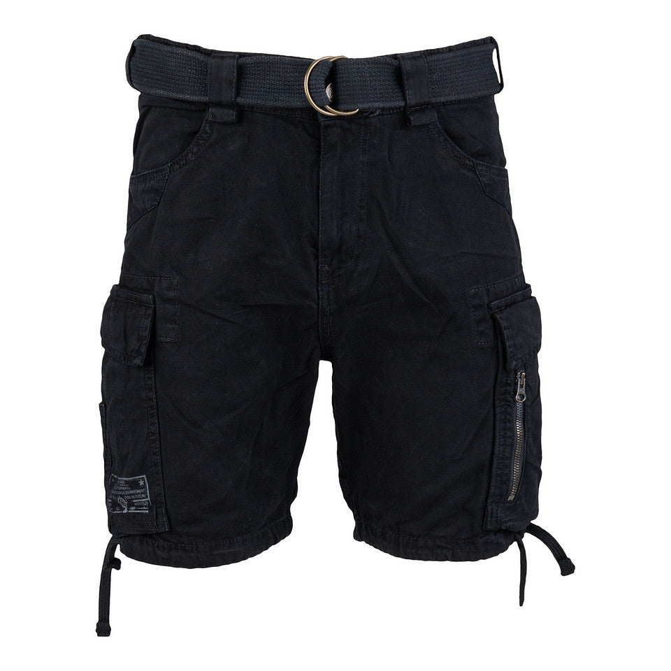 Pantaloni Scurți Cargo Heavy Duty Negru (B-Grade) - Valoare Maximă