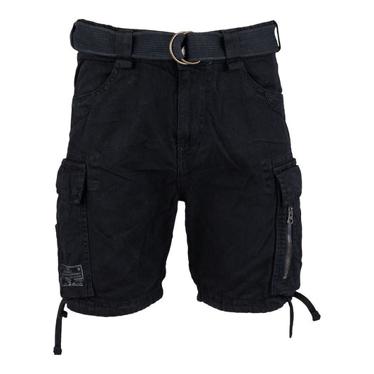Pantaloni Scurți Cargo Heavy Duty Negru (B-Grade) - Valoare Maximă