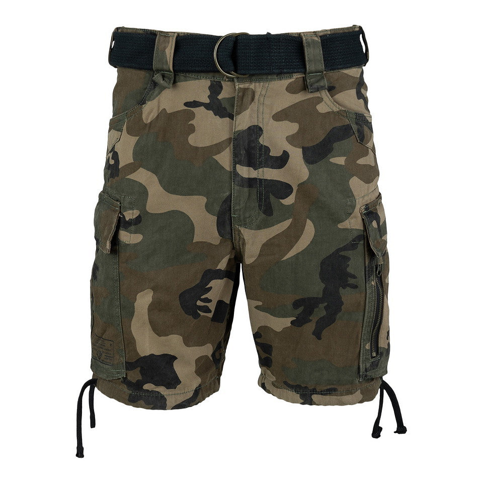 Pantaloni Scurți Cargo Heavy Duty Woodland Military-Shop - Performanță Accesibilă