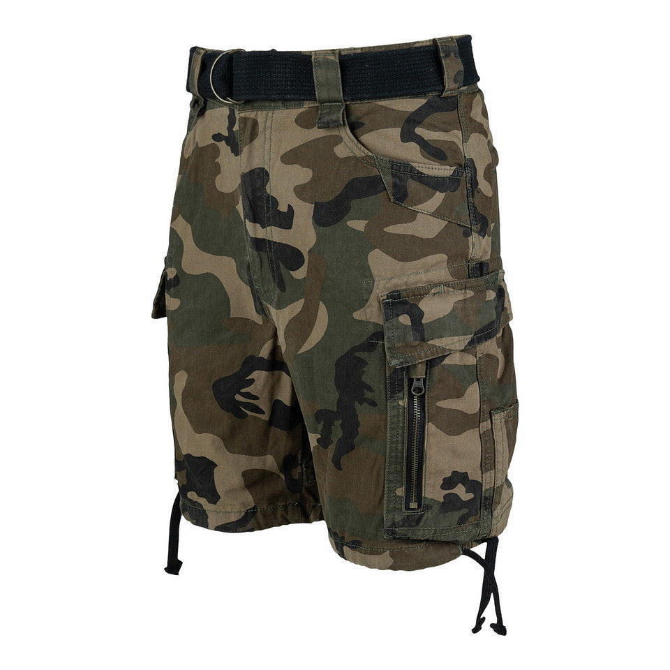 Pantaloni Scurți Cargo Heavy Duty Woodland Military-Shop - Performanță Accesibilă