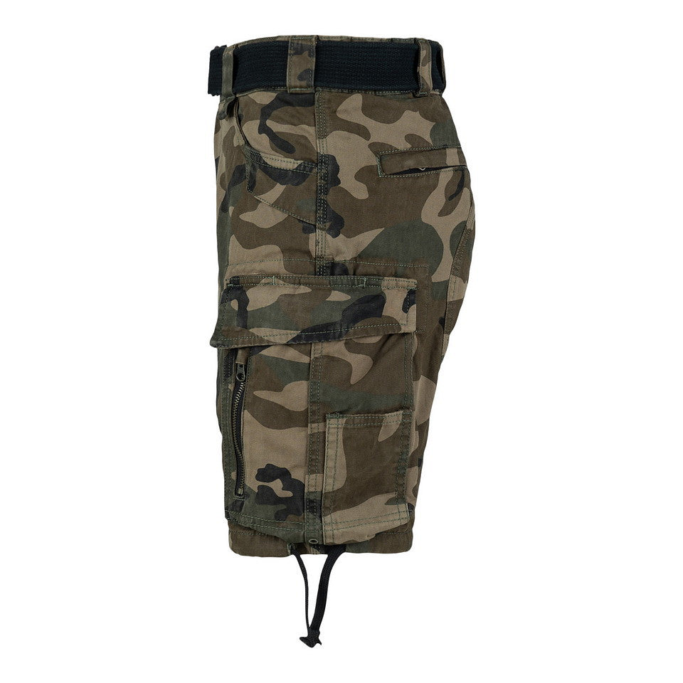 Pantaloni Scurți Cargo Heavy Duty Woodland Military-Shop - Performanță Accesibilă